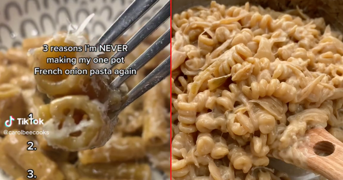 viral french onion pasta