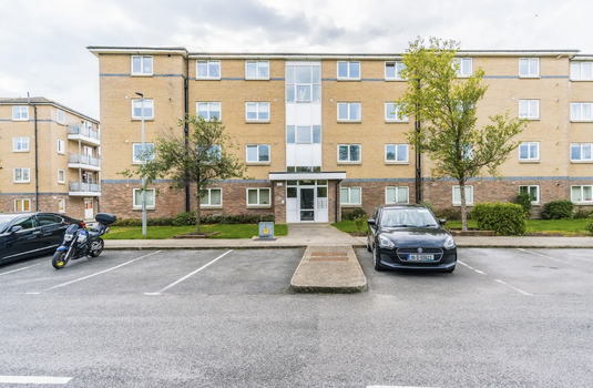 exterior of an apartment block in coolock