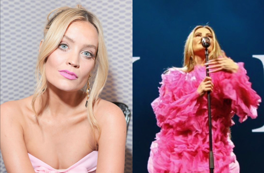 side by side images of laura whitmore and lyra
