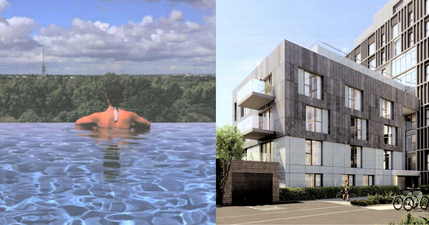 Luxury D4 apartments granted permission to have a rooftop swimming pool