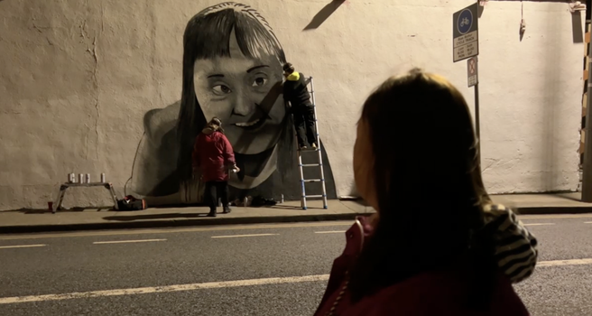 World Down Syndrome Day mural