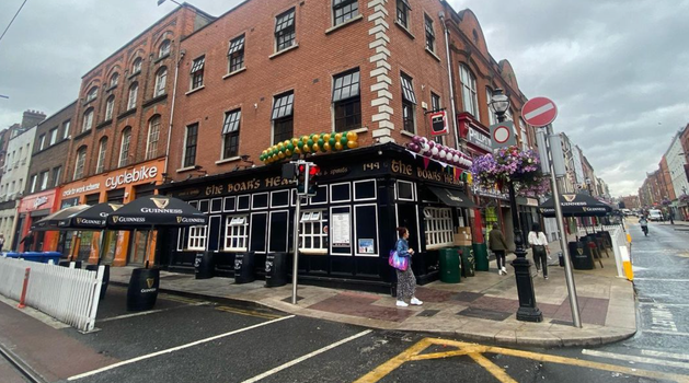 Boar's Head barman passing