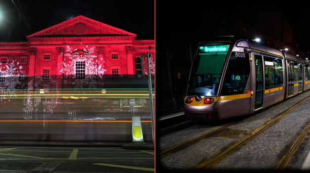 late night luas christmas