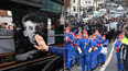 Thousands turn out to pay respects at Shane MacGowan’s funeral procession in Dublin