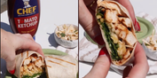 Recipe: This saucy chicken wrap has summer written all over it
